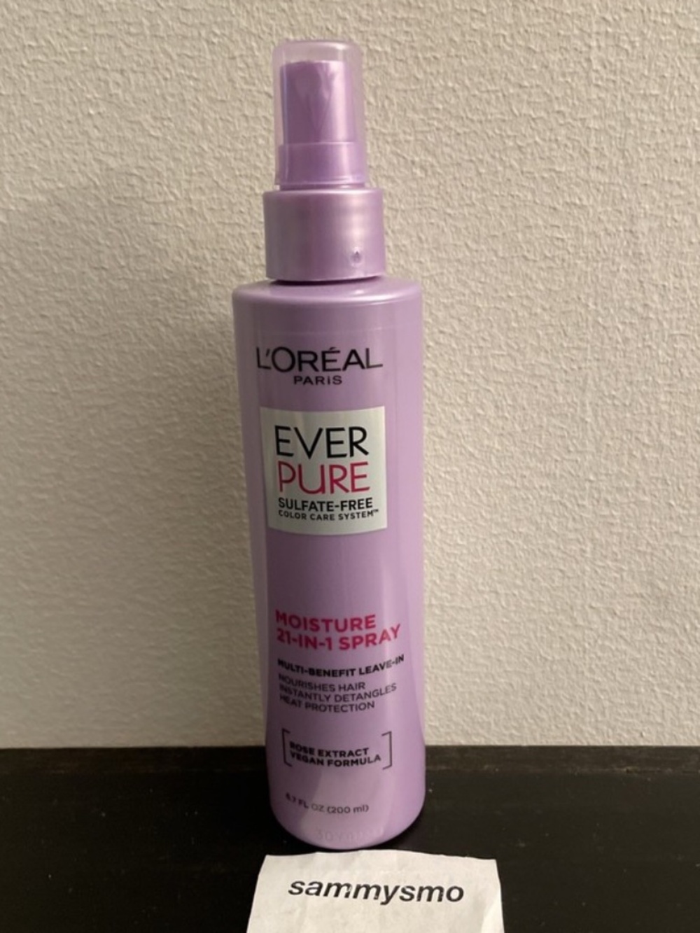 Loreal Ever Pure Moisture 21 In 1 Spray Leave In Treatment Conditioner 6.7 oz.